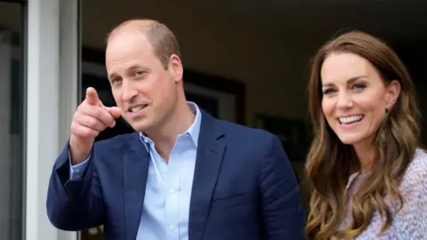 Reuters The Duke and Duchess of Cambridge visiting the city