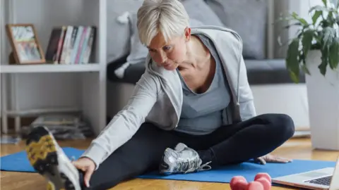 Getty Images Woman doing exercise