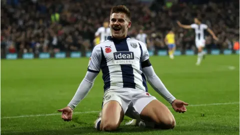 Getty Images A West Bromwich Albion Football Club player