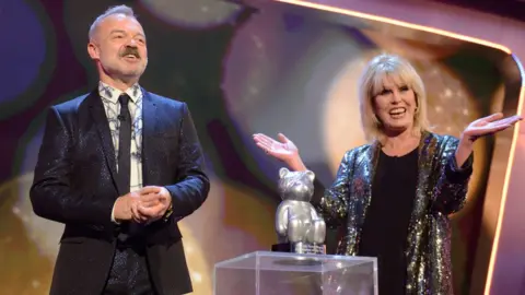 Graham Norton with Joanna Lumley