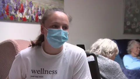 BBC Care worker Sophie Bradbury