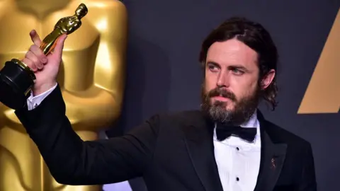AFP/Getty Casey Affleck after winning his Oscar