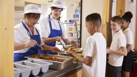 Getty Images School dinners