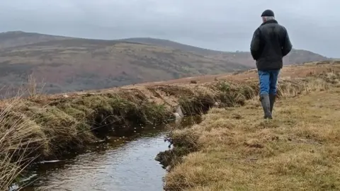 A photo of the leat