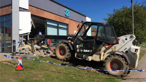 Ram raid at Ancaster