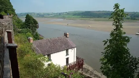 Garth Newton Dylan Thomas's boathouse, Laugharne