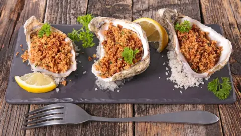 Getty Images Baked oysters