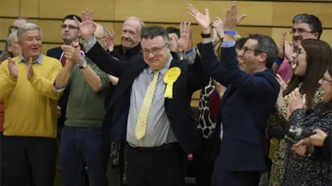 PA Media Stephen Farry wins in North Down