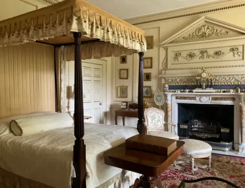 Katy Lewis/BBC The Mrs Bulver Lytton Room, Knebworth House