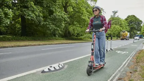 Voi E-scooter in Southampton