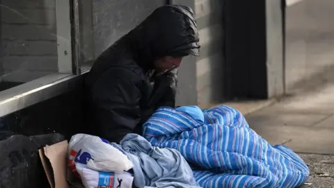 EPA Man sleeping rough