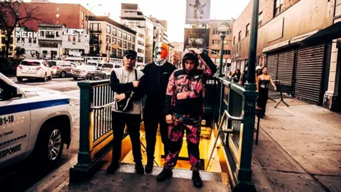 Getty Images Kneecap in New York