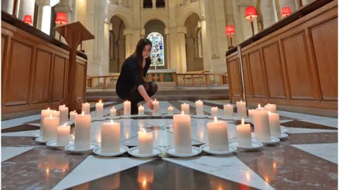 Pacemaker Omagh memorial at Belfast Cathedral