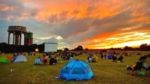 Southwold's Outdoor Cinema Outdoor cinema