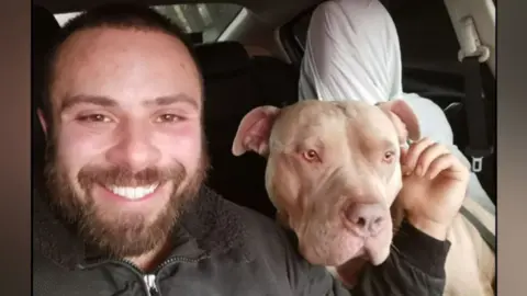 Sammy Wilkinson Sammy Wilkinson with a bully XL dog