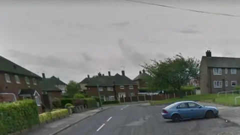 Google Maps Ravenscroft Place in Sheffield