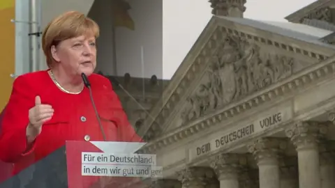 Chancellor Angela Merkel and the German Bundestag