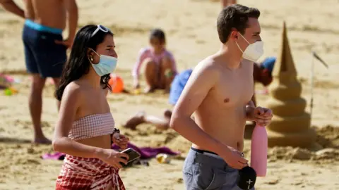 Reuters People on beach