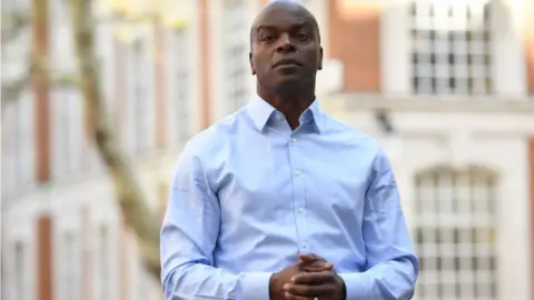 Getty Images Shaun Bailey, Conservative Party candidate for the London mayoral election,
