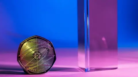 PA The new 50p Isaac Newton coin