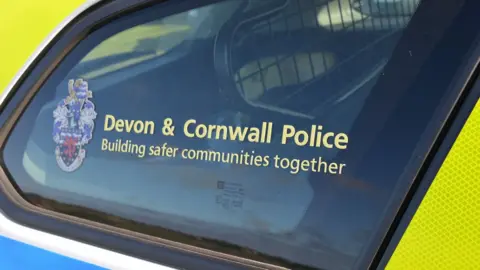 Devon & Cornwall police car sign