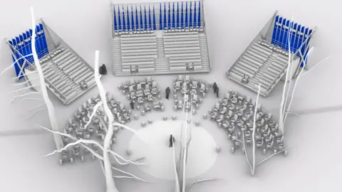 59 Productions A design of the new outdoor theatre venue