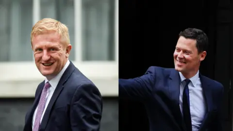 Reuters + PA Media Oliver Dowden and Alex Chalk