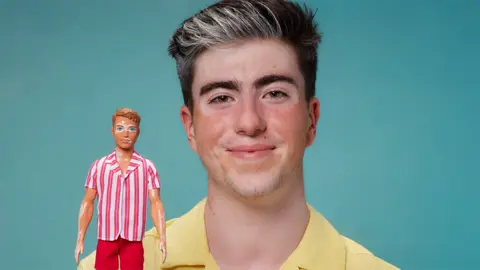 Mattel James with his doll