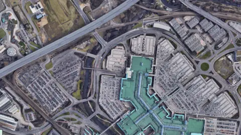 Google Aerial view of Meadowhall