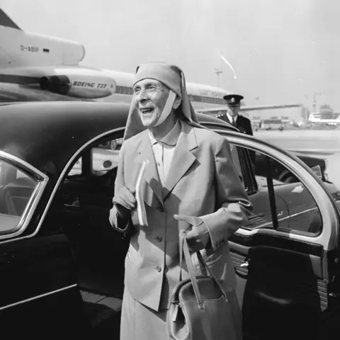 Getty Images Prince Philip's mother, Princess Alice of Greece, on a visit to London, 1965