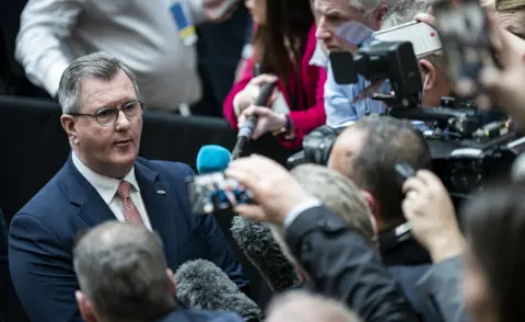 PA Media Sir Jeffrey Donaldson