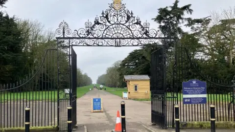 David Watts A gate entrance to Cirencester Park