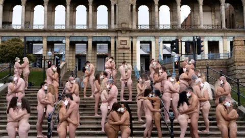 Sky Arts Everyone Together by Spencer Tunick