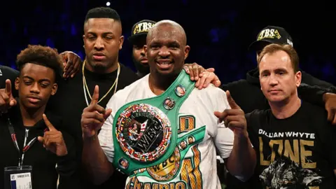 Dillian Whyte after his win