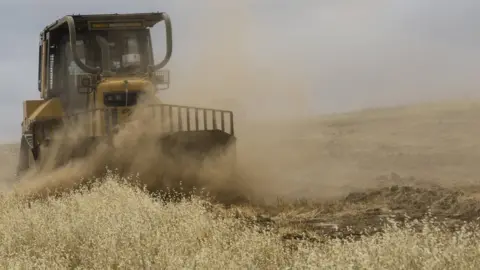 Getty Images A Caterpillar bulldozer