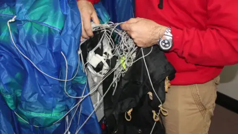 Wiltshire Police Parachute shown to court