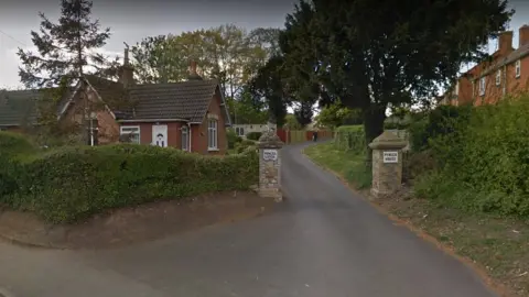 Google Entrance to Penlea House in Bridgwater