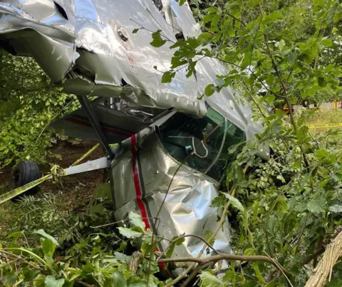 Oxfordshire Fire and Rescue Service Light aircraft crash
