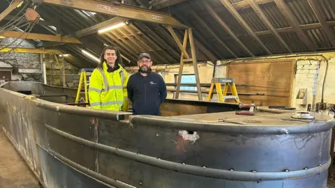 Sutton Boat Trips Tom Jeffery (left) and Tom Malone of Sutton Boat Trips