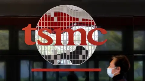 Getty Images TSMC sign