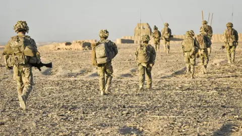 PA Media British Soldiers in the Nahr-e Saraj district, Helmand Province