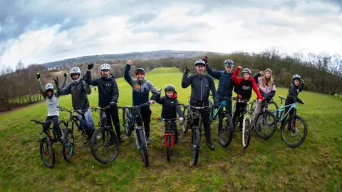 James Coxon Mountain bikers