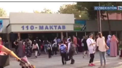 Uzbekistan TV24 Tashkent school