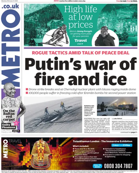 Metro: Putin's war of fire and ice