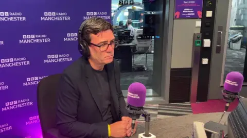 Mayor of Greater Manchester Andy Burnham in the BBC Radio Manchester hotseat