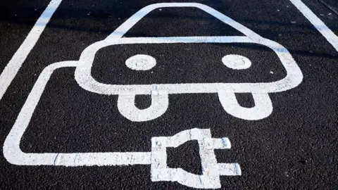 PA Media Electric vehicle parking space