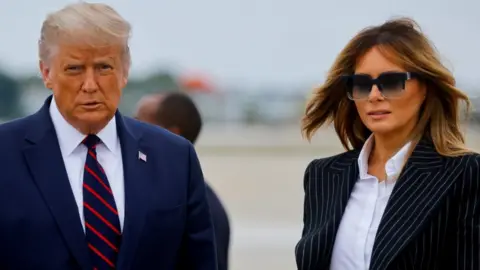 Reuters Donald and Melania Trump