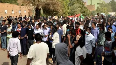 Reuters Protesters in Sudan