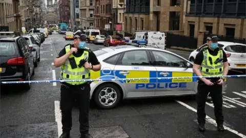 Getty Images police at scene