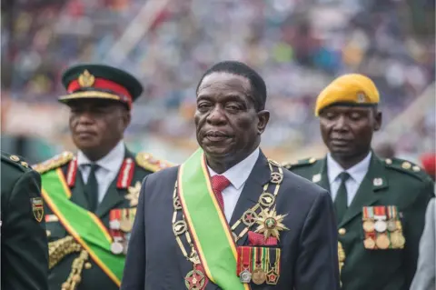 Reuters Ceremony for swearing-in of Zimbabwe President Emmerson Mnangagwa